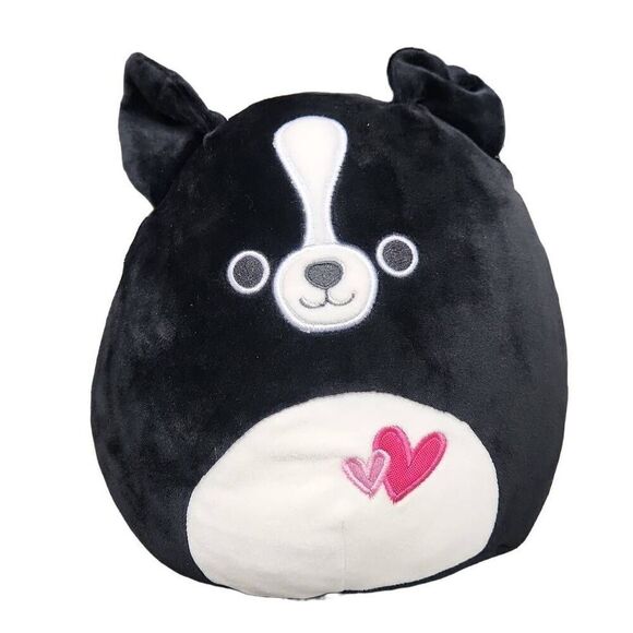 Tommy Border Collie Valentine Squishmallow - 8 inch - Picture 1 of 2
